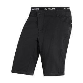 Vaude Pantalón Corto de Ciclismo de Montaña Hombre S - Material Reciclado con Badana