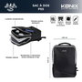 Konix Mythics Titan Mochila de transporte para PS5 y accesorios - Blanco y negro