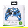 Power A 1525941-01 Mando con Cable Enhanced para Xbox Series X|S, Camuflaje Azul, Xbox One y Windows 10/11