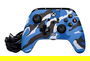 Power A 1525941-01 Mando con Cable Enhanced para Xbox Series X|S, Camuflaje Azul, Xbox One y Windows 10/11