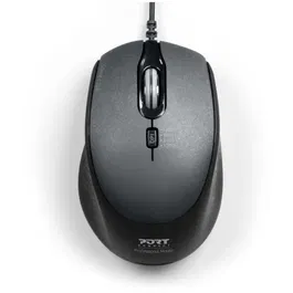 Port Designs Ratón Inalámbrico 2.4 GHz Compacto Blanco, USB-A y USB-C, Referencia 900711-B