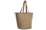DKD Home Decor Bolso Mediterraneo Natural Multicolor Yute Algodón 2 Unidades 54 x 21 x 68 cm