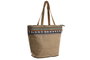 DKD Home Decor Bolso de Yute y Algodón Natural Multicolor 54x21x68 cm