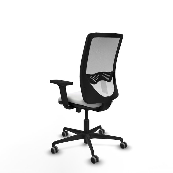 PIQUERAS Y CRESPO Silla de oficina Zulema Blanca con mecanismo Sincro/Traslack