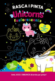 BRUIXOLA Rasca i pinta unicorns fosforecents