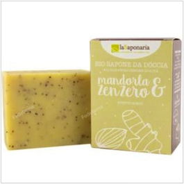 LA SAPONARIA Jabon En Pastilla Almendra Y Jengibre 100Gr Vegano
