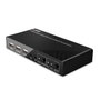 LINDY Interruptor KVM 32809 Negro 4K Ultra HD