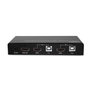 LINDY Interruptor KVM 32809 Negro 4K Ultra HD