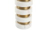 DKD Home Decor Lámpara de Sobremesa Acero y Mármol Dorado