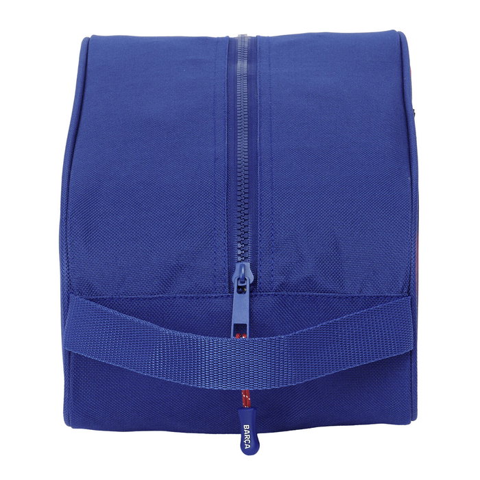 Zapatillero de Viaje F.C. Barcelona Granate Azul marino 34 x 15 x 18 cm Zapatillero de Viaje F.C. Barcelona Granate Azul marino 34 x 15 x 18 cm