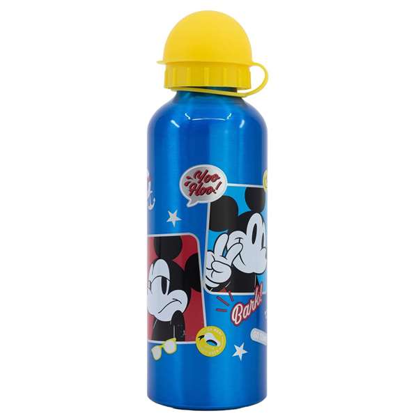 Botella de aluminio alta mickey mouse fun-tastic 530 ml