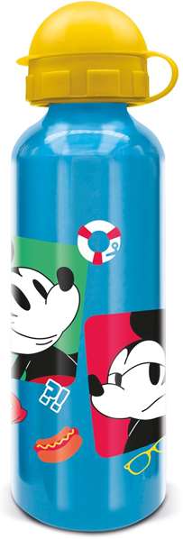 Botella de aluminio alta mickey mouse fun-tastic 530 ml