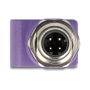 DeLOCK 60669 Adaptador M12 4 pines a RJ45 Cat.5e Violeta