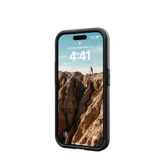 Urban Armor Gear iPhone 15 Pro 6.1" - Funda resistente Civilian Series con MagSafe color Burdeos