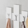 Hanah Home Perchero Colgante de Pared Wave Blanco 64x79x4cm Tablero Partículas Melamina 18mm