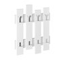 Hanah Home Perchero Colgante de Pared Wave Blanco 64x79x4cm Tablero Partículas Melamina 18mm
