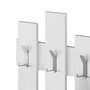 Hanah Home Perchero Colgante de Pared Wave Blanco 64x79x4cm Tablero Partículas Melamina 18mm
