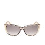 Guess By Marciano GM00011 Gafas de Sol Cat-Eye para Mujer Color Beige Havana 58 mm