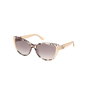 Guess By Marciano GM00011 Gafas de Sol Cat-Eye para Mujer Color Beige Havana 58 mm
