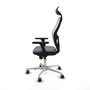 PIQUERAS Y CRESPO Silla de oficina Jorquera Gris y Blanco