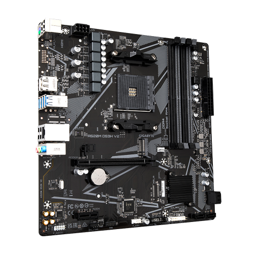 Gigabyte A520M DS3H V2 Micro ATX Gigabyte A520M DS3H V2 Micro ATX