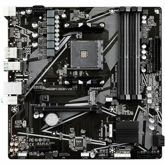 Gigabyte A520M DS3H V2 Micro ATX Gigabyte A520M DS3H V2 Micro ATX