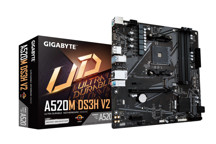 Gigabyte A520M DS3H V2 Micro ATX Gigabyte A520M DS3H V2 Micro ATX