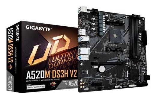 Gigabyte A520M DS3H V2 Micro ATX Gigabyte A520M DS3H V2 Micro ATX