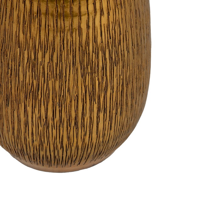 Jarrón Oro Cerámica Decoración 21 X 21 X 30 cm