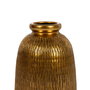 Jarrón Oro Cerámica Decoración 21 X 21 X 30 cm