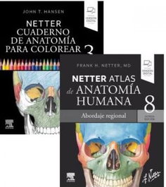 ELSEVIER EDITORIAL Pack Cuaderno Anatomía Colorear 3ª Ed Atlas Anatomía Humana