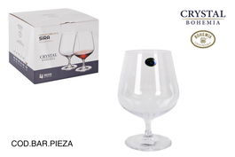 Bohemia Set 4 Copas de Coñac Sira 590cc (6 Cajas)