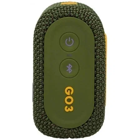 Altavoz con Bluetooth JBL GO 3/ 4.2W/ 1.0/ Verde Rosa