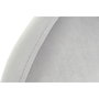 DKD Home Decor Silla de Terciopelo Gris Claro y Dorado