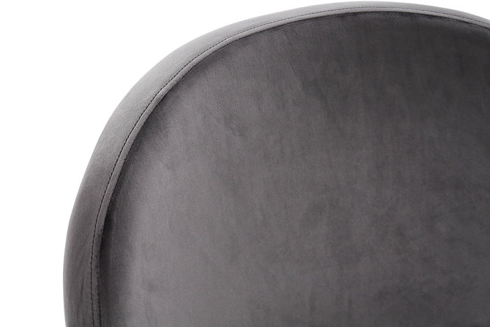 DKD Home Decor Silla Jiete polyester Gris Claro Dorado 62 x 58 x 73 cm Estilo Chic