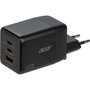 Acer Cargador GaN 100W con 2x USB-C y 1x USB-A y Enchufes EU/UK