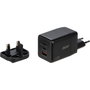 Acer Cargador GaN 100W con 2x USB-C y 1x USB-A y Enchufes EU/UK