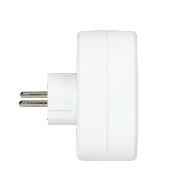 ORNO Ladron de 3 Tomas Schuko ORAE13178(GS - Enchufe Multiple con Toma de Tierra