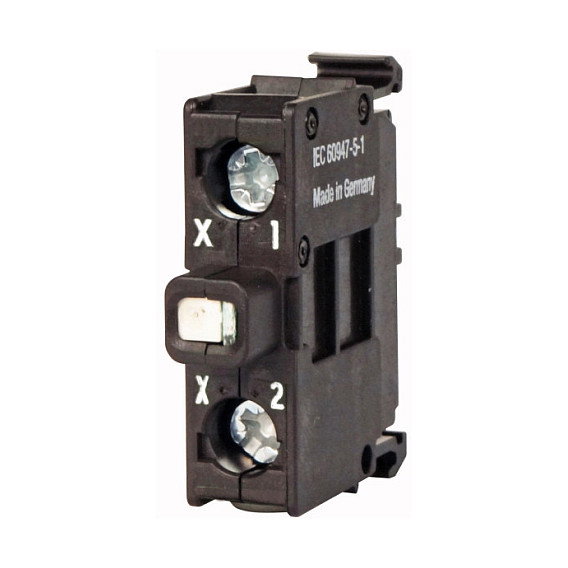 Eaton M22-LEDC-G Elemento Luminoso Verde 12-30V AC/DC Montaje en Fondo con Conexión por Tornillo Eaton M22-LEDC-G Elemento Luminoso Verde 12-30V AC/DC Montaje en Fondo con Conexión por Tornillo