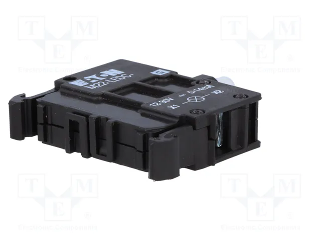 Eaton M22-LEDC-G Elemento Luminoso Verde 12-30V AC/DC Montaje en Fondo con Conexión por Tornillo Eaton M22-LEDC-G Elemento Luminoso Verde 12-30V AC/DC Montaje en Fondo con Conexión por Tornillo