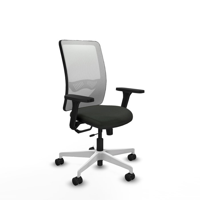 PIQUERAS Y CRESPO Silla de oficina Zulema con mecanismo Sincro/Traslack, Brazos 3D y Malla Blanca PIQUERAS Y CRESPO Silla de oficina Zulema con mecanismo Sincro/Traslack, Brazos 3D y Malla Blanca