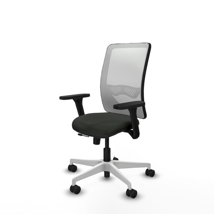 PIQUERAS Y CRESPO Silla de oficina Zulema con mecanismo Sincro/Traslack, Brazos 3D y Malla Blanca PIQUERAS Y CRESPO Silla de oficina Zulema con mecanismo Sincro/Traslack, Brazos 3D y Malla Blanca