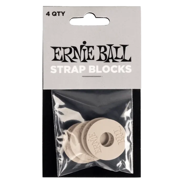 Ernie Ball Strap Blocks 4 Pcs - Gris