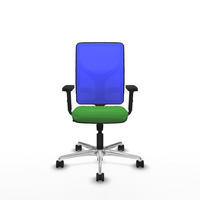 PIQUERAS Y CRESPO Silla de oficina Motilla con mecanismo Sincro, Verde y Azul PIQUERAS Y CRESPO Silla de oficina Motilla con mecanismo Sincro, Verde y Azul