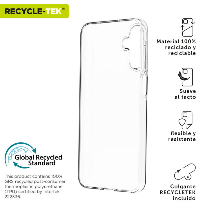 muvit for change funda compatible con Samsung Galaxy A17 transparente