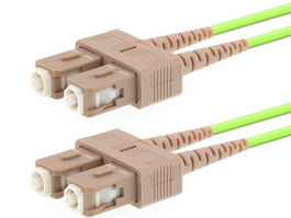 LOGON PROFESSIONAL AL5SCSC03I/5I Cable de Fibra Óptica Duplex SC/SC OM5 de 3 Metros