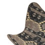 Ixia Silla de Salón Negro-Taupe Tejido y Metal
