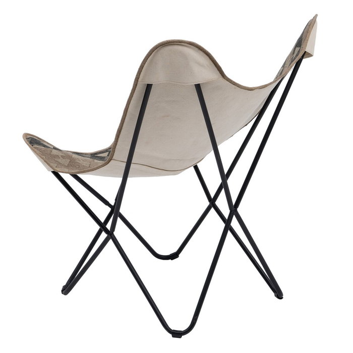 Ixia Silla de Salón Negro-Taupe Tejido y Metal Ixia Silla de Salón Negro-Taupe Tejido y Metal