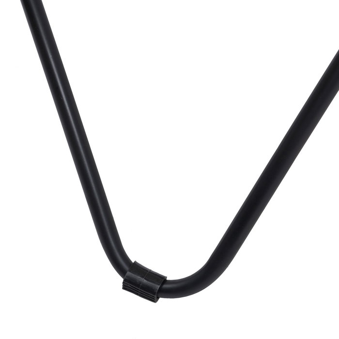 Silla Negro-Taupe Tejido-Metal Salón 75 X 75 X 95 cm Silla Negro-Taupe Tejido-Metal Salón 75 X 75 X 95 cm