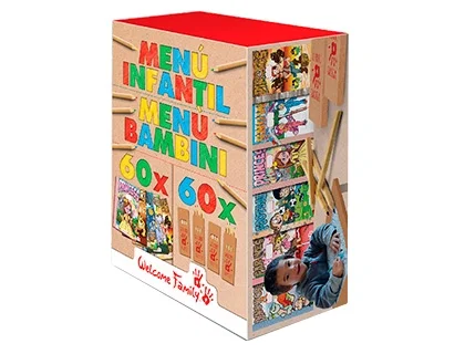 Welcome family Kit para colorear con 60 cuadernos y 60 cajas de lápices de colores Welcome family Kit para colorear con 60 cuadernos y 60 cajas de lápices de colores